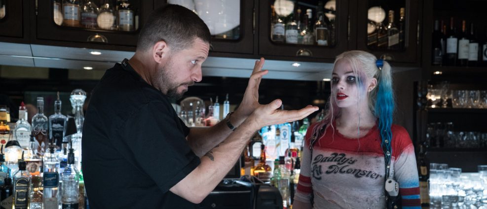 David Ayer en el rodaje de Suicide Squad.