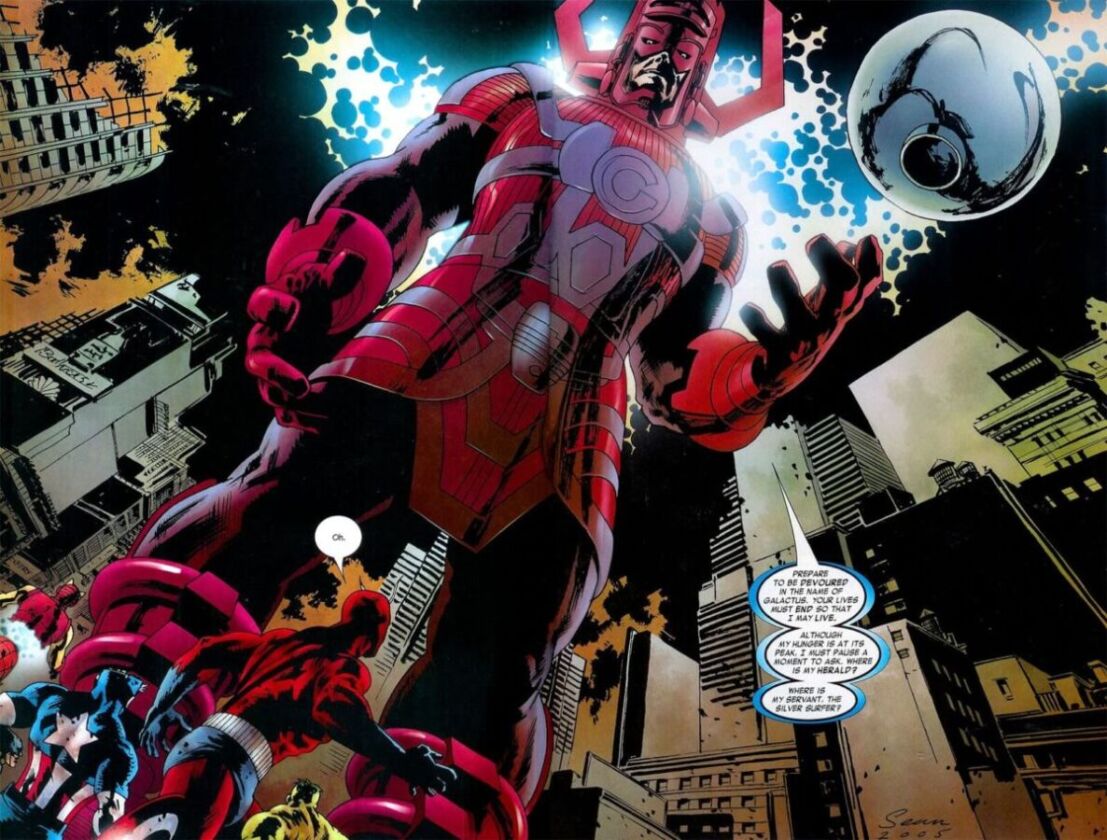 Galactus fue devorado por las versiones zombie de los superhéroes