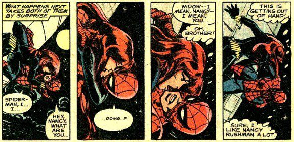 viuda negra spider-man