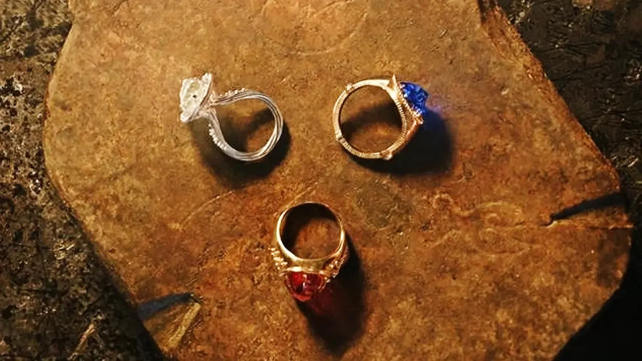 3 Anillos de Poder elficos El Señor de los Anillos