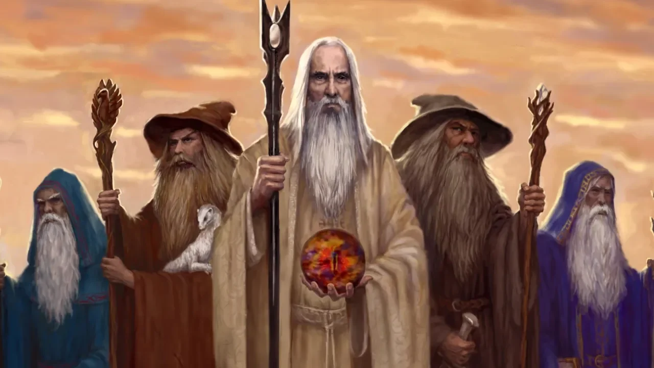 Saruman y gandalf