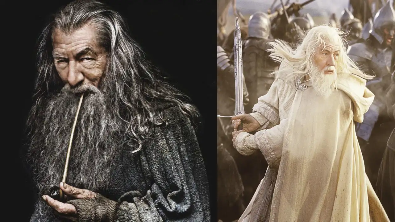 ¿Por qué Gandalf pasa de gris a blanco en El Señor de los anillos?