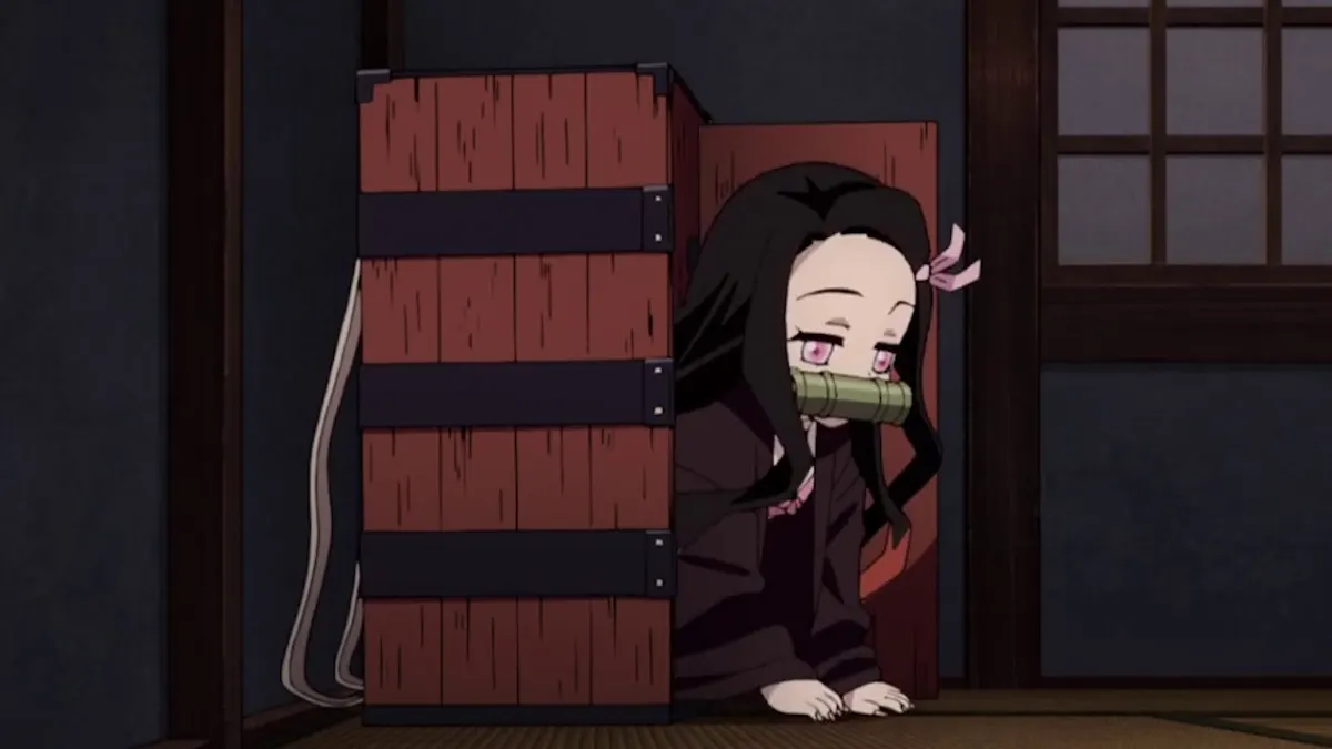 Nezuko niña caja Kimetsu