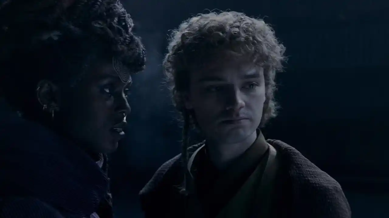 Aniseya y Torbin en el último episodio de The Acolyte.