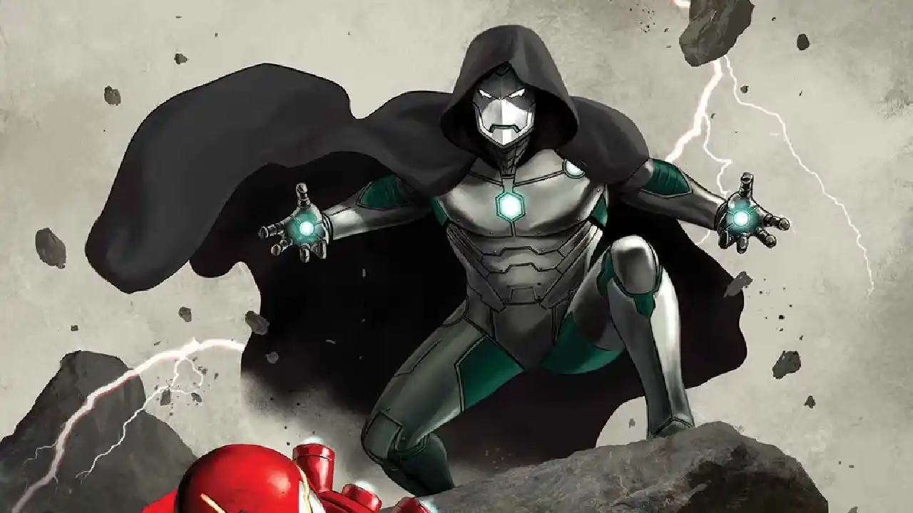 Infamous Iron Man es Dcotor Doom tomando el manto de Iron Man