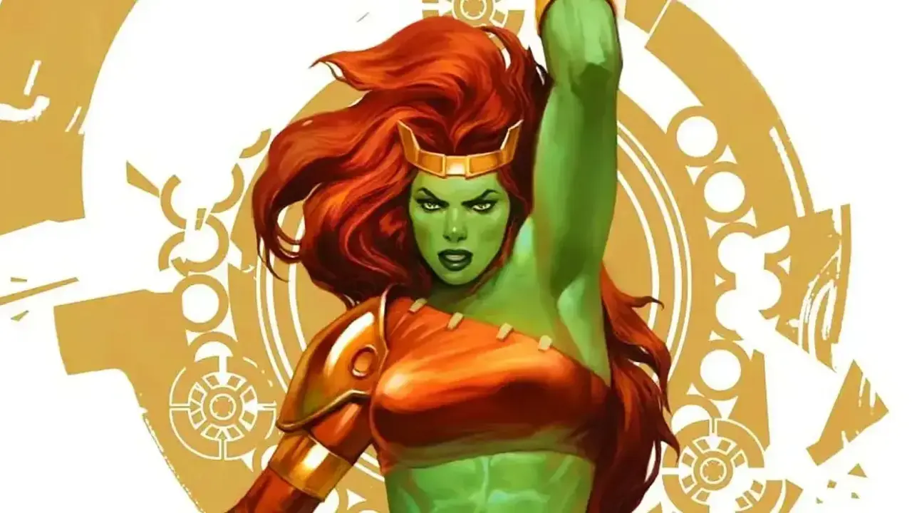Lyra, hija de Hulk y Thundra en un universo alternativo
