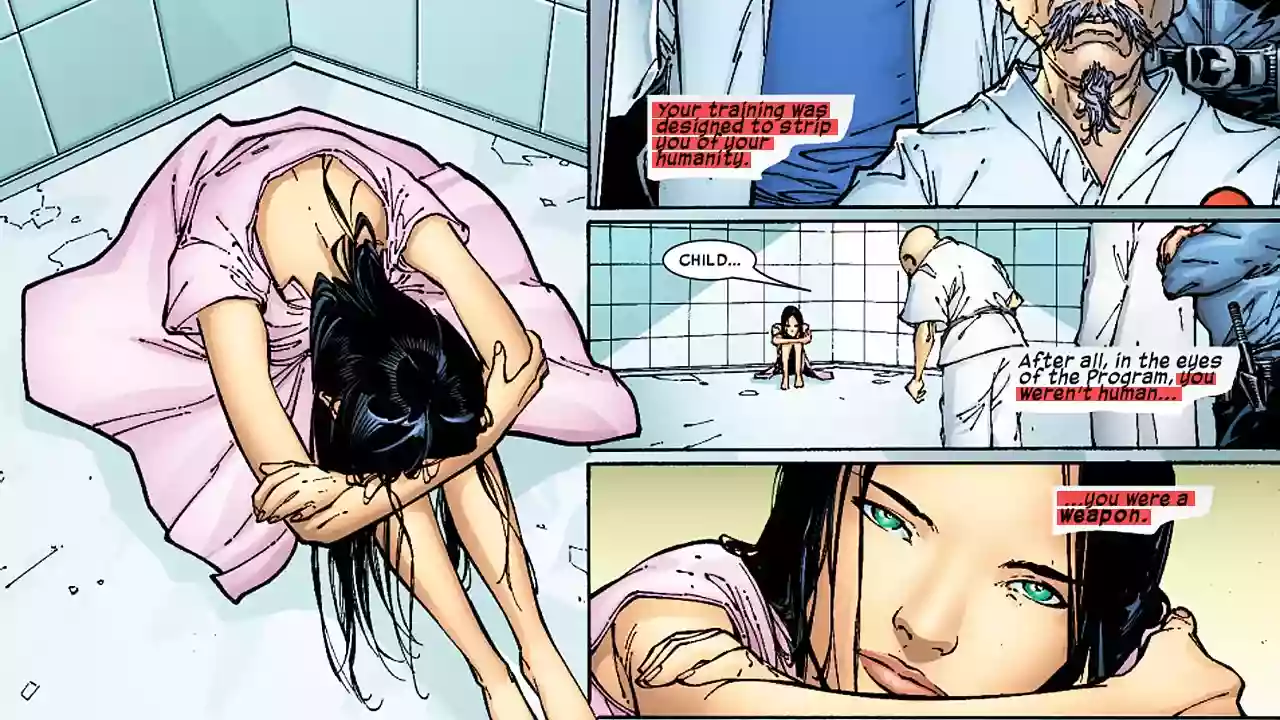 X-23 nació como un experimento para clonar a Wolverine