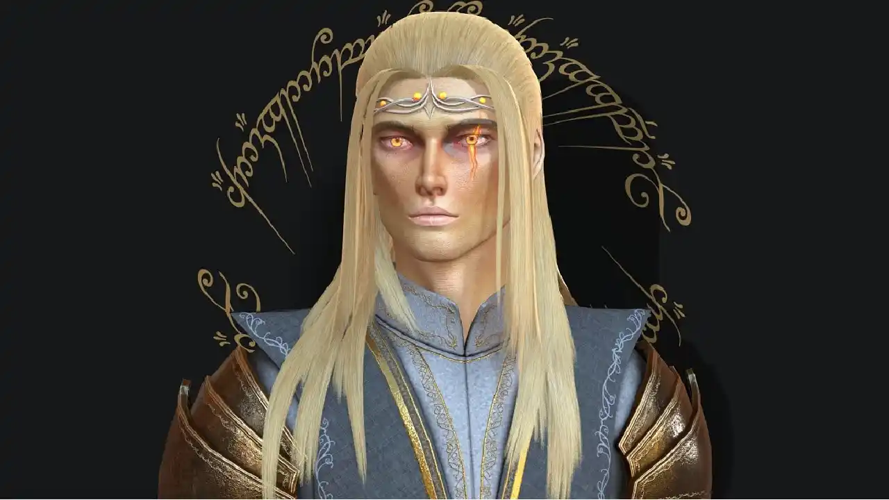 Sauron bajo la apariencia de Annatar en el universo del Señor de los Anillos