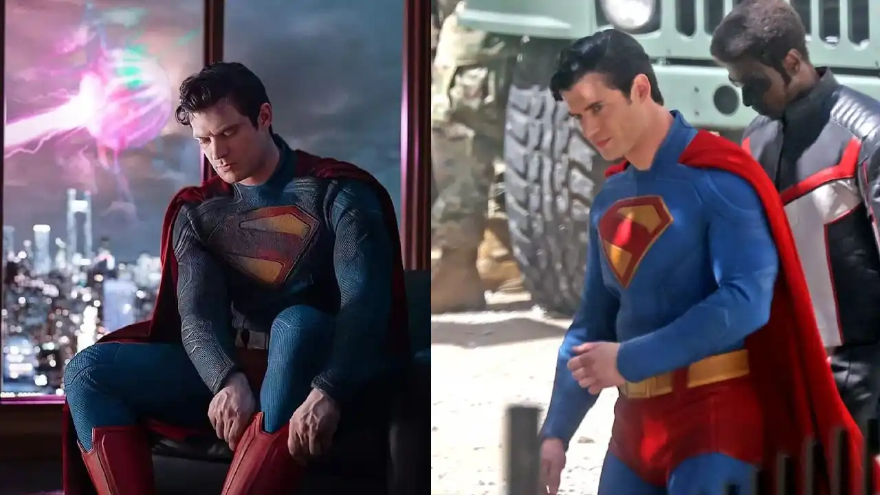 El traje de Superman de David Corenswet.