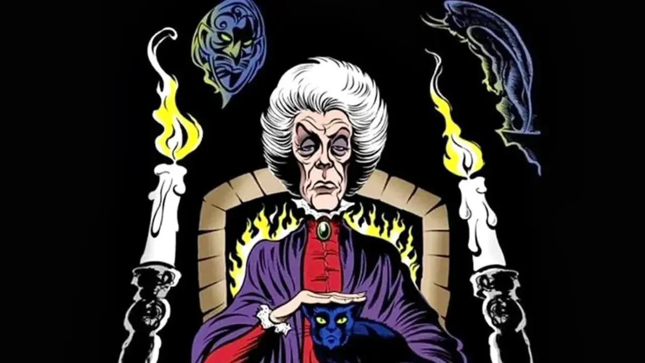 La apariencia de Agatha Harkness es diferente en cómics