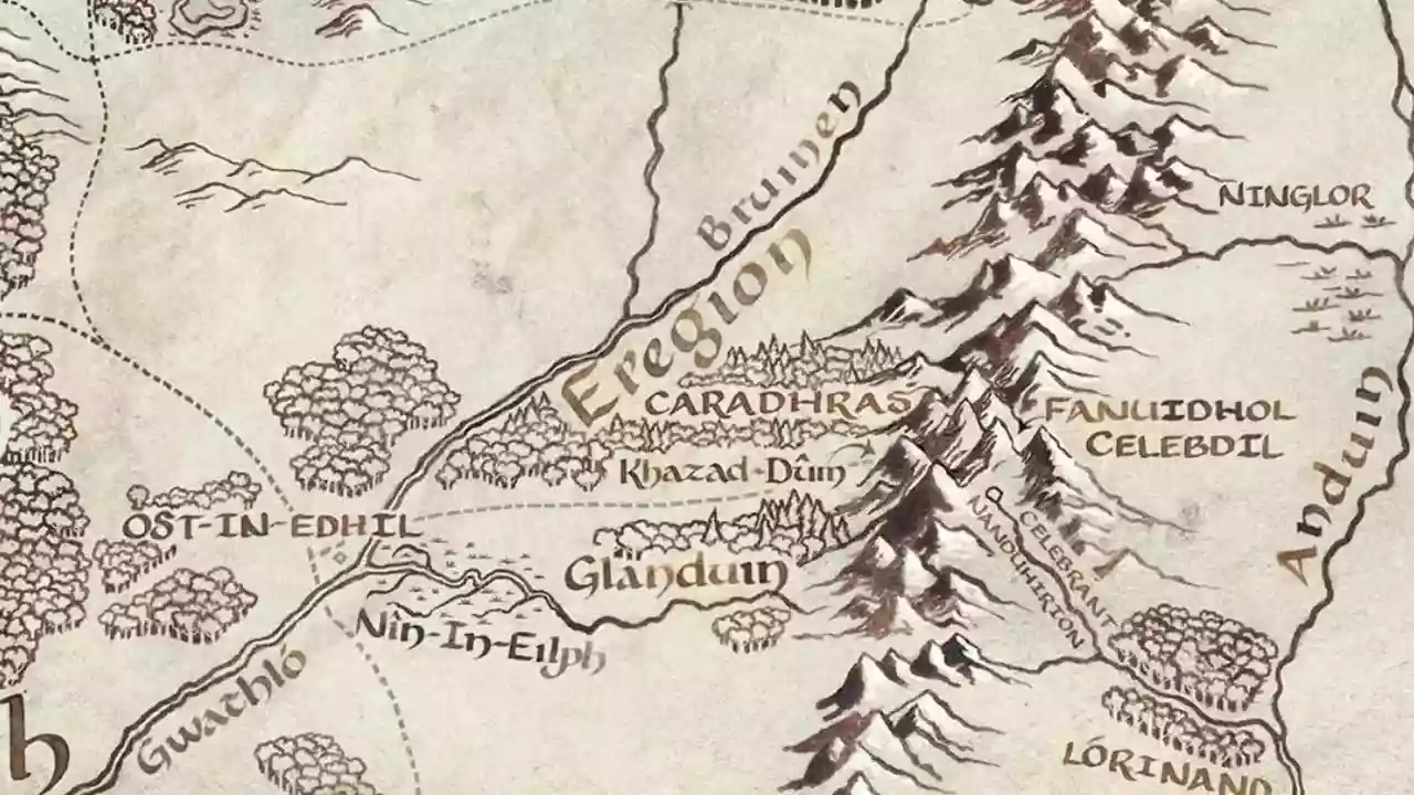 ¿Dónde se ubicaba geográficamente Eregion?