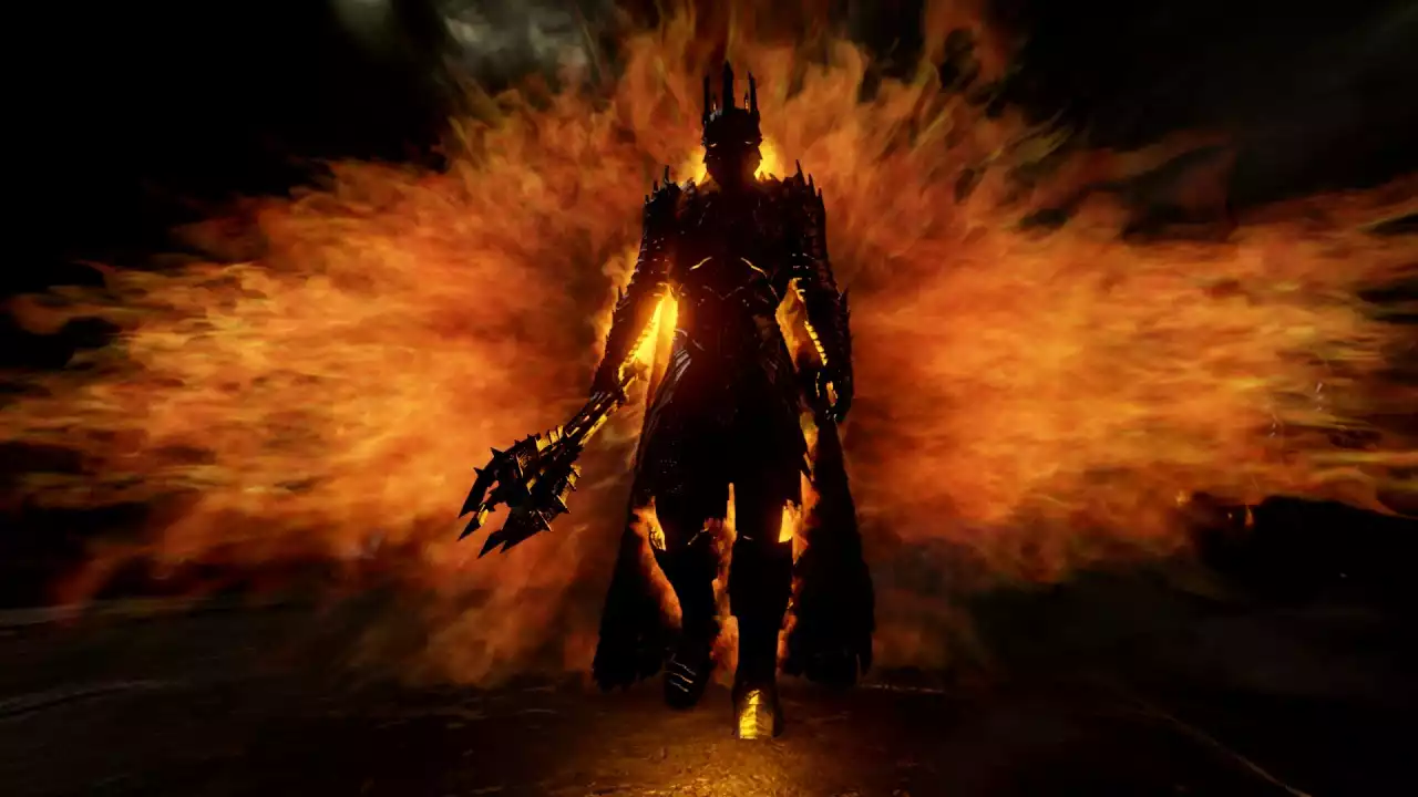 ¿Cómo se describe a Sauron en los libros?