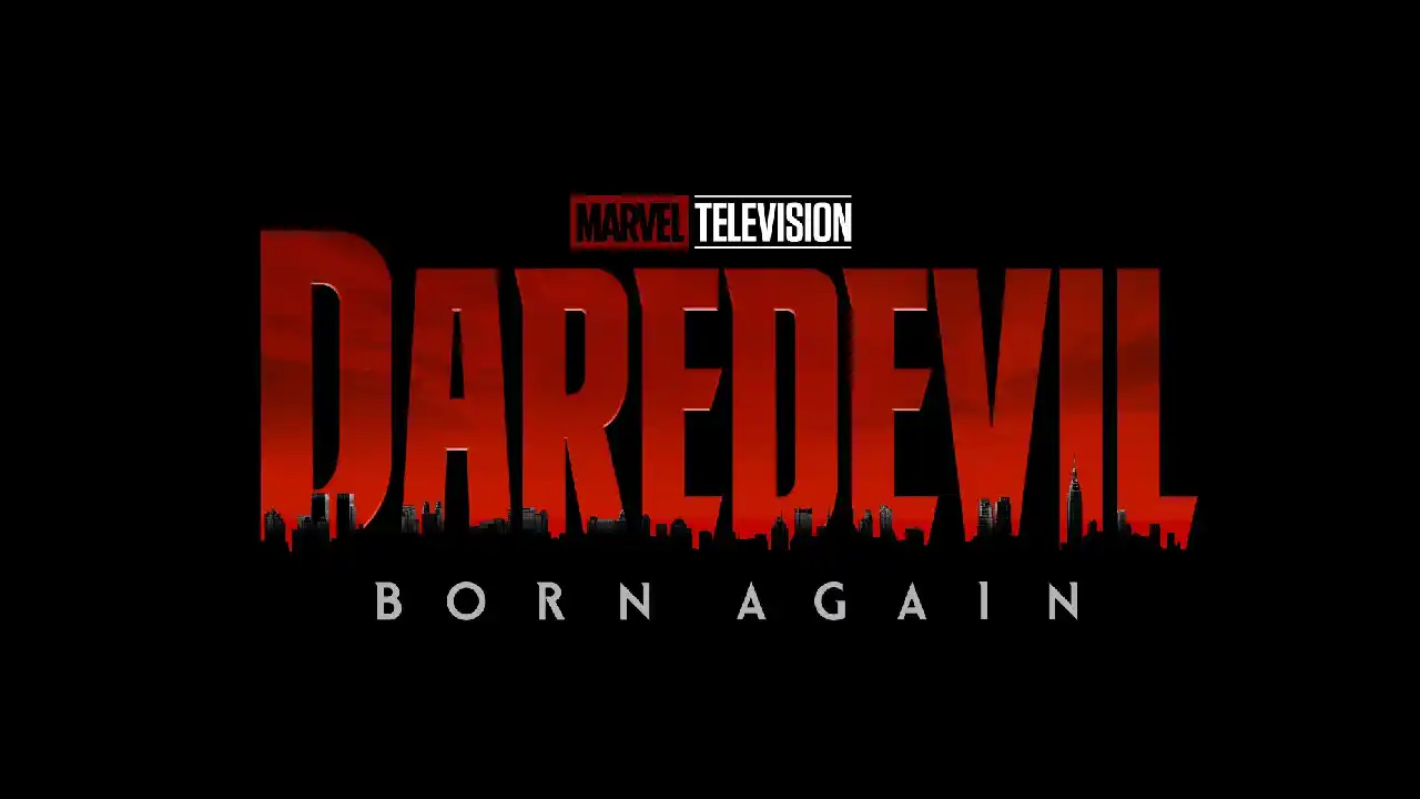 El logo oficial de Daredevil Born Again.