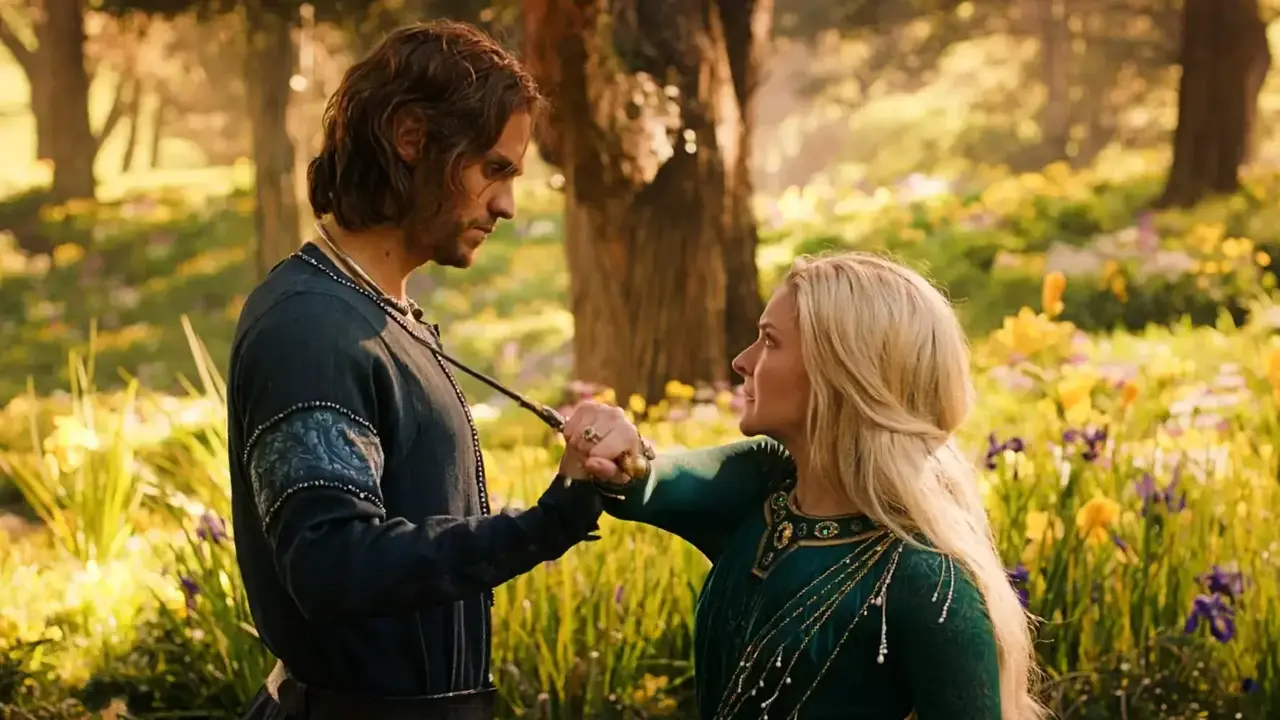 Sauron no identifica a Galadriel como una amenaza