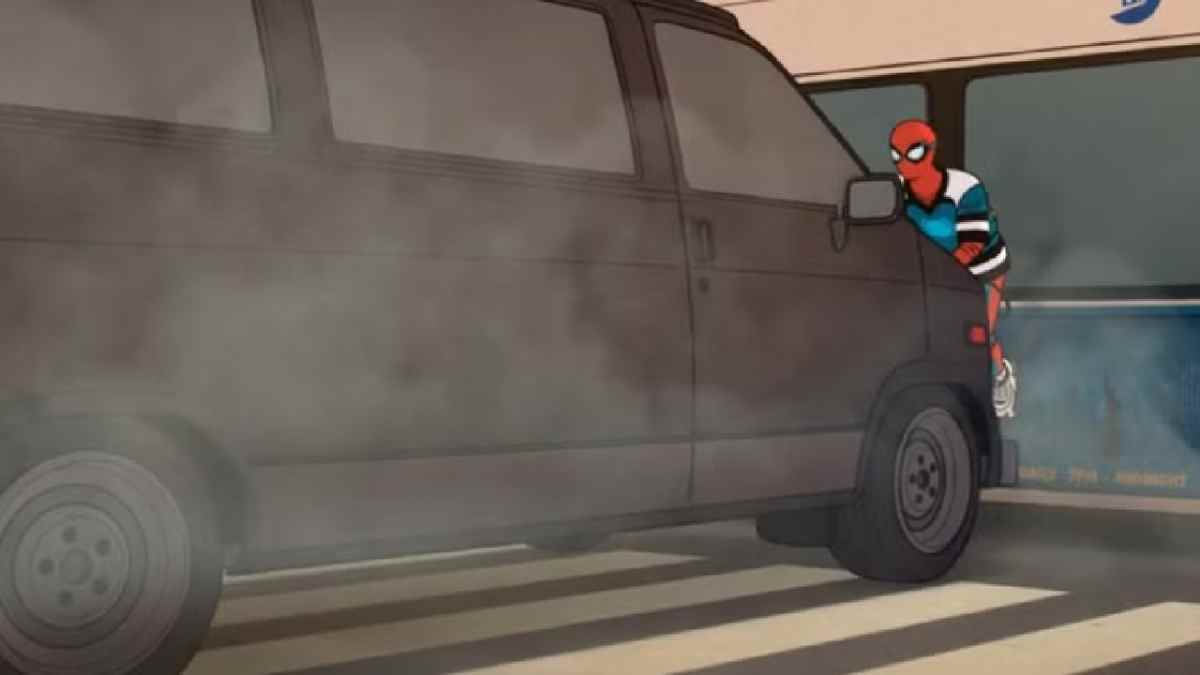 Escena de Your Friendly Neighborhood Spider-Man.