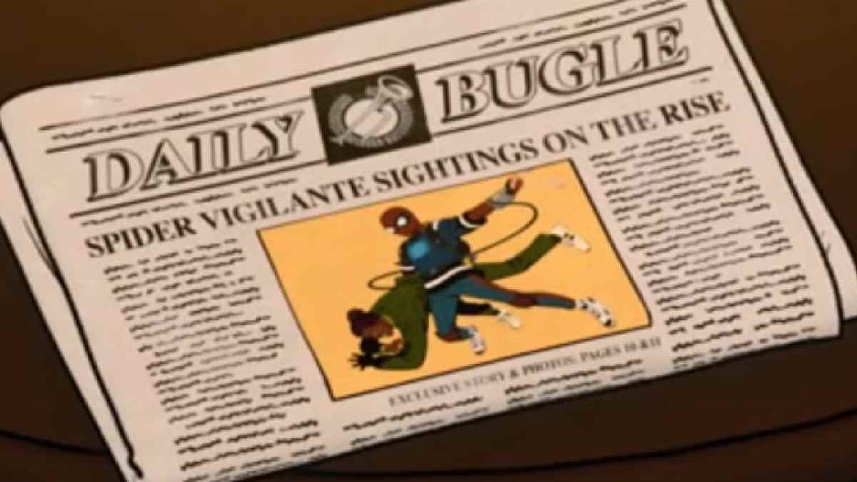 La portada del Daily Bugle en Your Friendly Neighborhood Spider-Man.