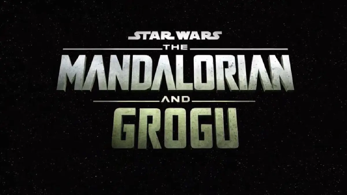 Logo oficial de la película de The Mandalorian y Grogu.