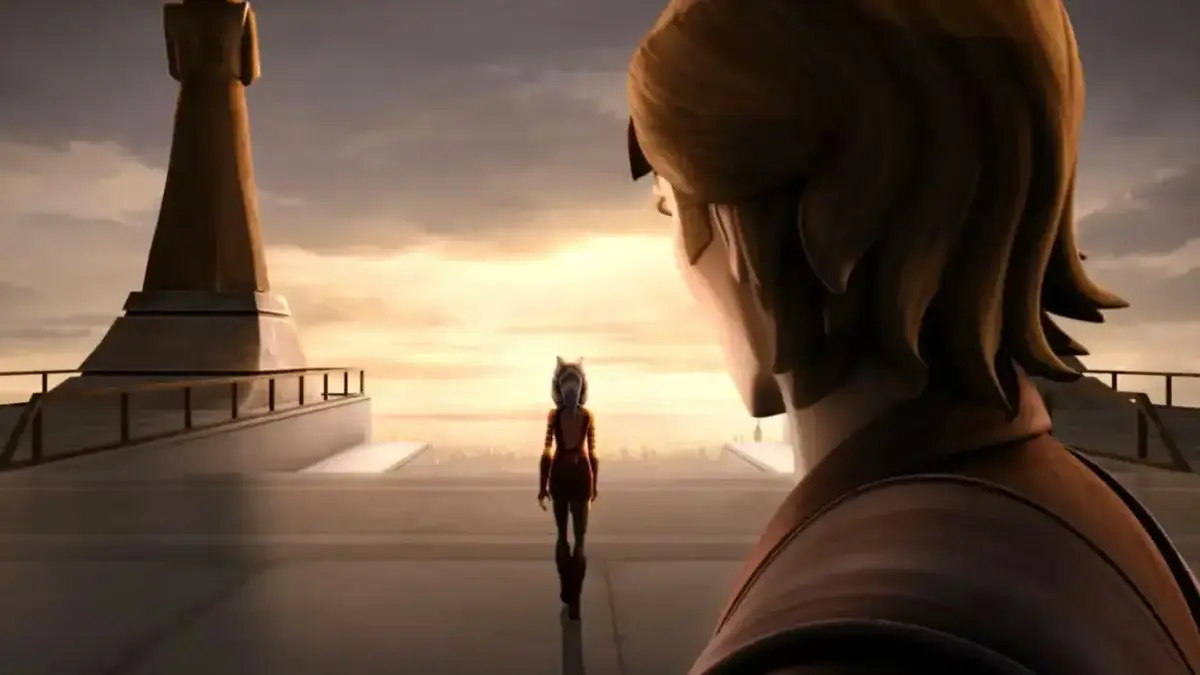 La salida de Ahsoka de la Orden Jedi y su separación definitiva 