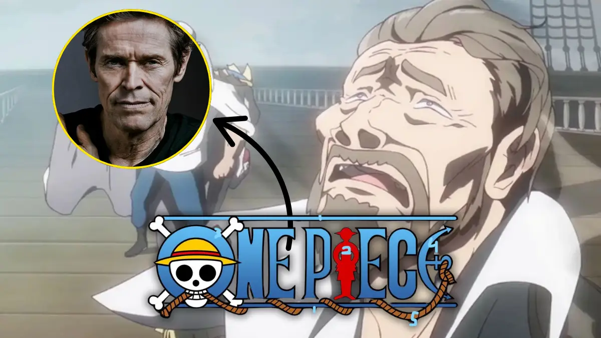 Willem Dafoe aparece en One Piece y no, no es broma