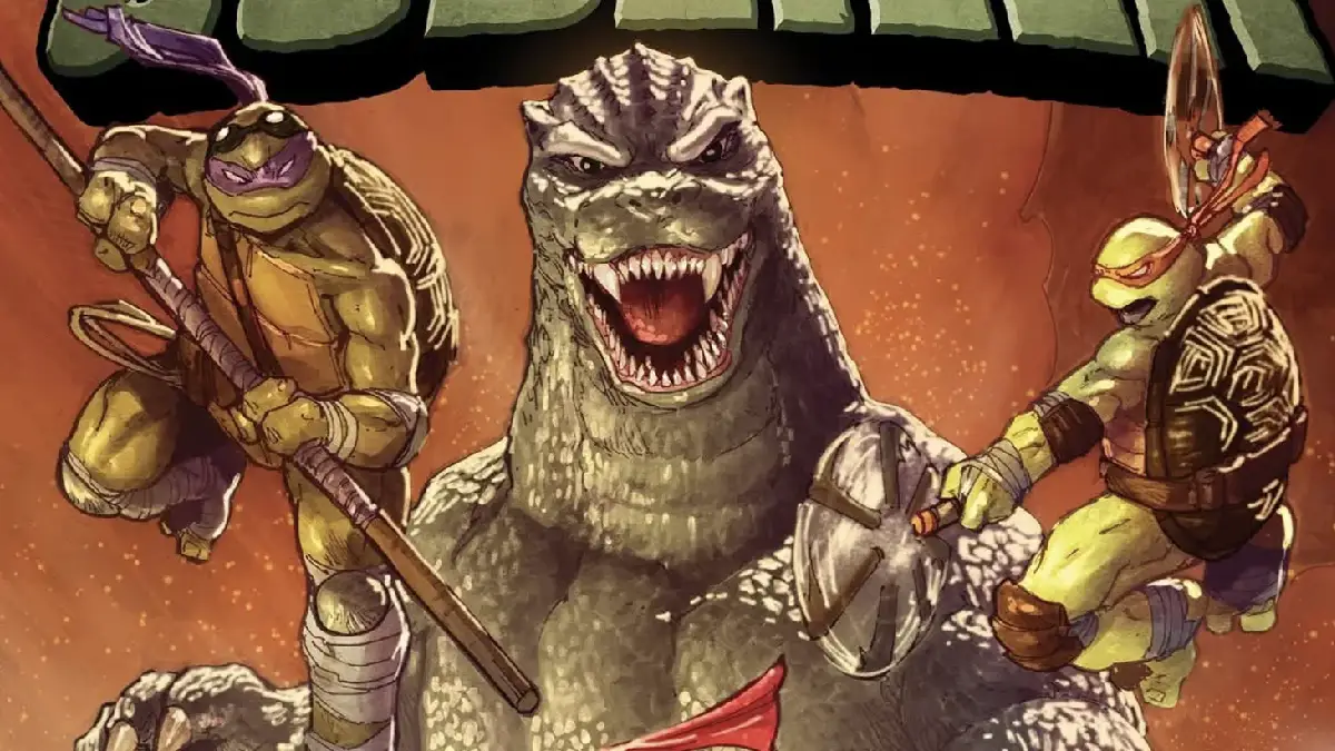 Así será el épico crossover entre Godzilla y las Tortugas Ninja