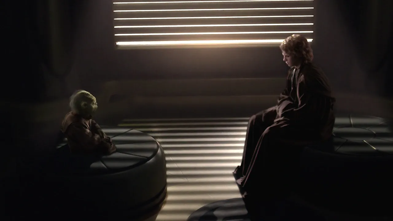 Anakin Skywalker y Yoda