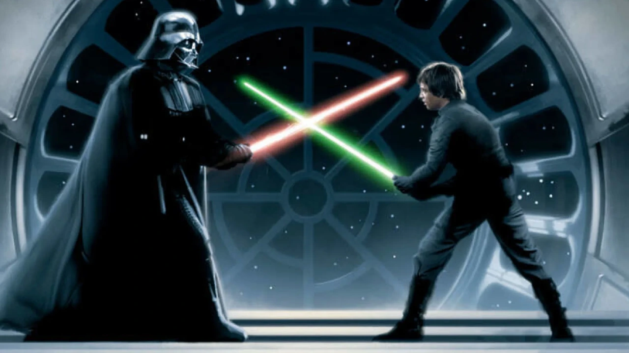 Vader vs Luke Skywalker
