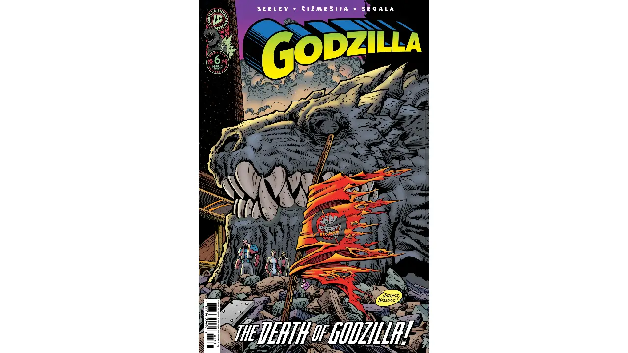 Portada de The Death of Godzilla por Dan Jurgens