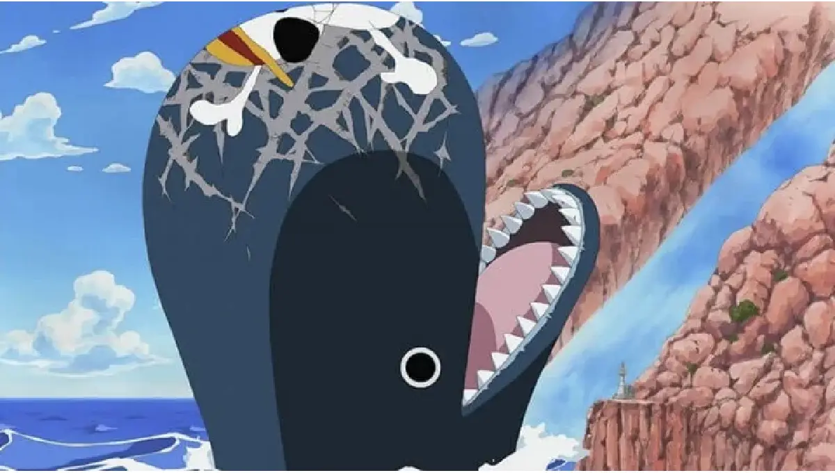 Laboon en el anime de One Piece.