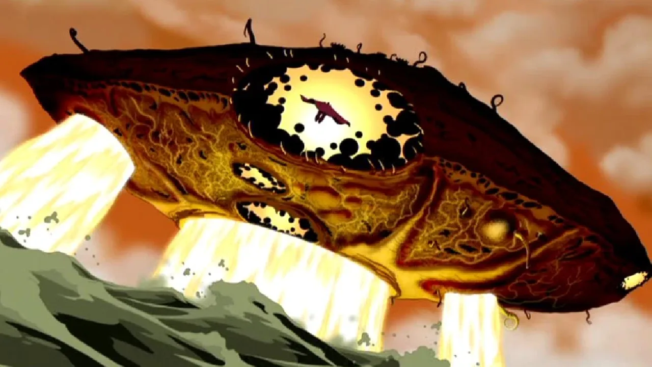 The Centre en la película animada de The New Frontier